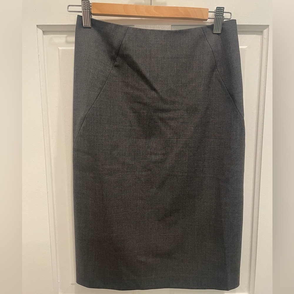 Theory Charcoal Pencil Skirt